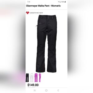 Obermeyer Malta Ski Pant 4L